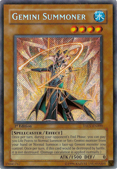 Gemini Summoner [TAEV-EN000] Secret Rare | Gaming Infinity