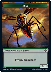 Insect // Soldier Double-Sided Token [Starter Commander Decks] | Gaming Infinity