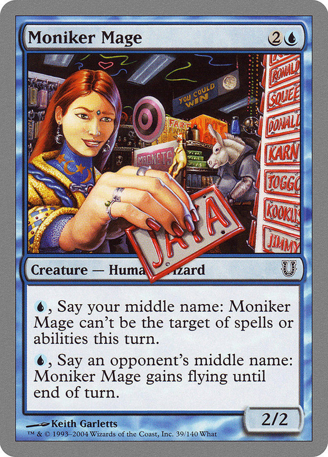 Moniker Mage [Unhinged] | Gaming Infinity