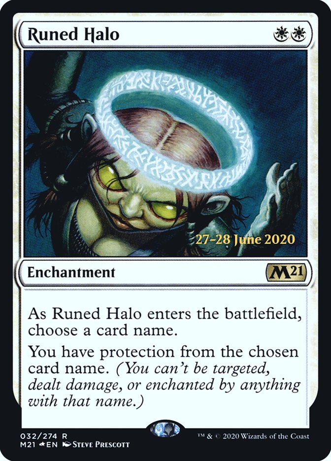 Runed Halo  [Core Set 2021 Prerelease Promos] | Gaming Infinity