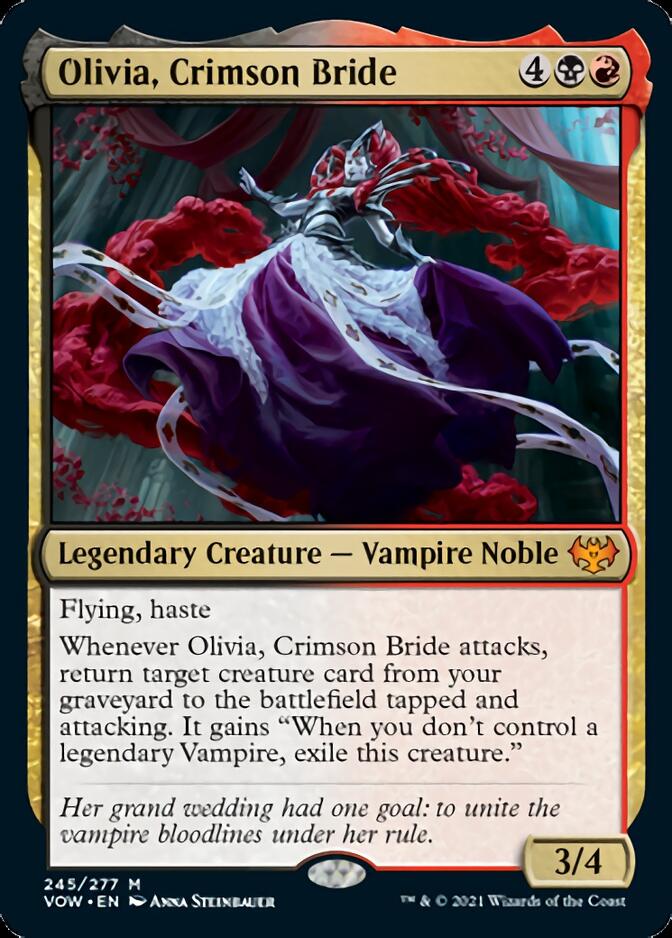 Olivia, Crimson Bride [Innistrad: Crimson Vow] | Gaming Infinity