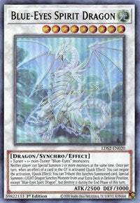 Blue-Eyes Spirit Dragon (Green) [LDS2-EN020] Ultra Rare | Gaming Infinity