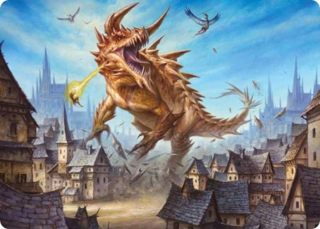 Tarrasque Art Card [Dungeons & Dragons: Adventures in the Forgotten Realms Art Series] | Gaming Infinity