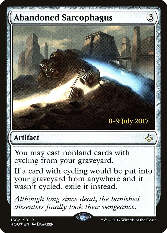 Abandoned Sarcophagus  [Hour of Devastation Prerelease Promos] | Gaming Infinity