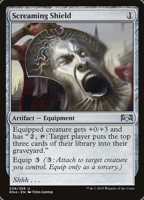 Screaming Shield [Ravnica Allegiance] | Gaming Infinity