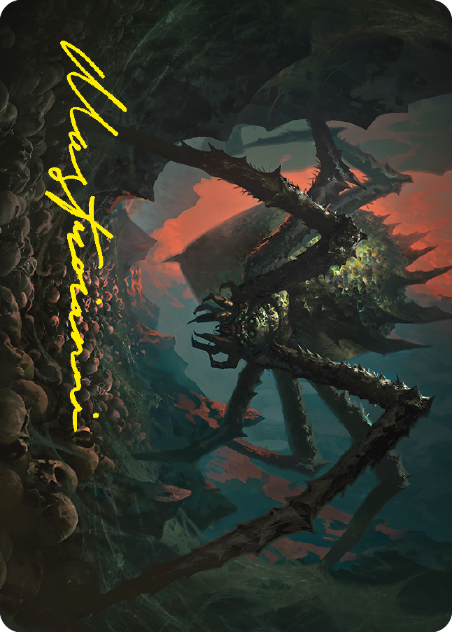 Shelob, Child of Ungoliant Art Card (Gold-Stamped Signature) [The Lord of the Rings: Tales of Middle-earth Art Series] | Gaming Infinity