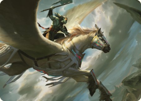 Cleaving Skyrider Art Card [Dominaria United Art Series] | Gaming Infinity
