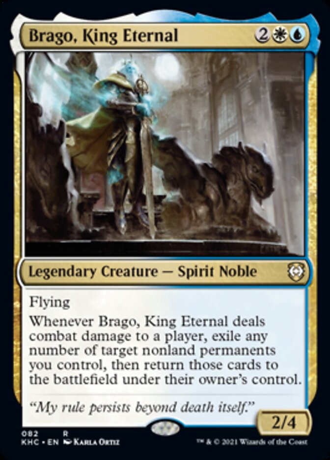 Brago, King Eternal [Kaldheim Commander] | Gaming Infinity