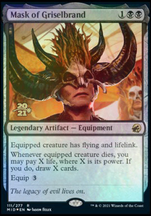 Mask of Griselbrand [Innistrad: Midnight Hunt Prerelease Promos] | Gaming Infinity