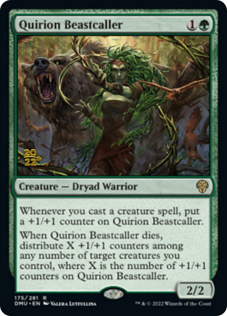 Quirion Beastcaller [Dominaria United Prerelease Promos] | Gaming Infinity