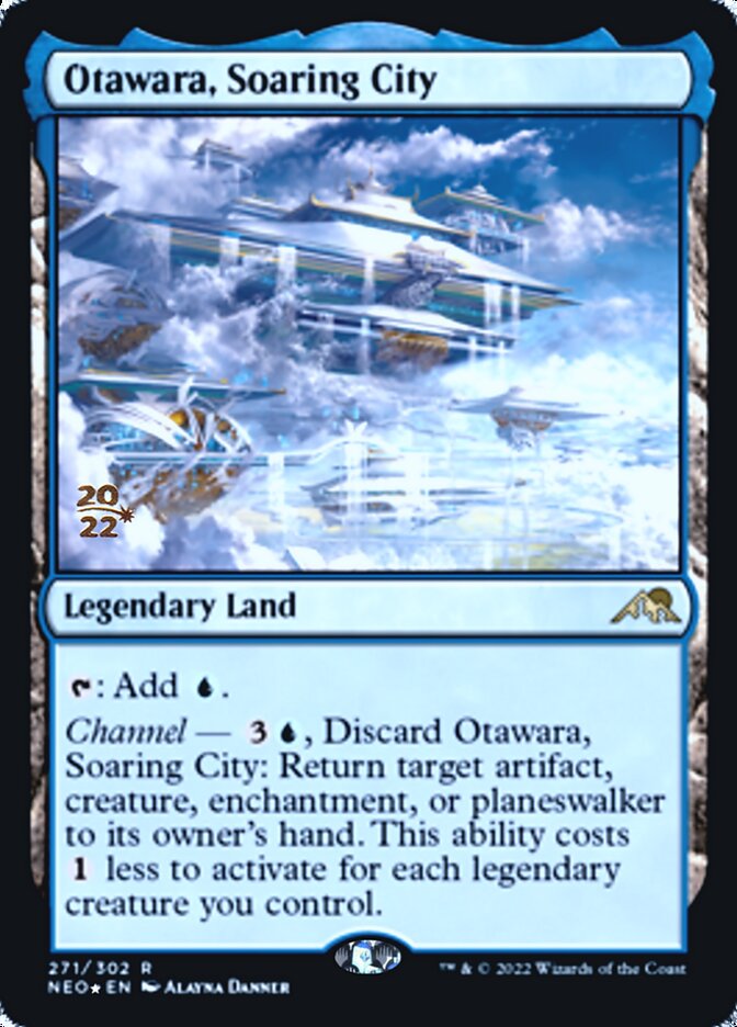 Otawara, Soaring City [Kamigawa: Neon Dynasty Prerelease Promos] | Gaming Infinity