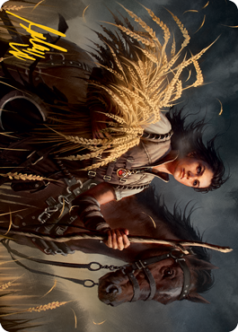 Ambitious Farmhand Art Card (Gold-Stamped Signature) [Innistrad: Midnight Hunt Art Series] | Gaming Infinity