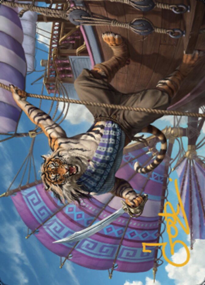 Jedit Ojanen, Mercenary Art Card (Gold-Stamped Signature) [Dominaria United Art Series] | Gaming Infinity