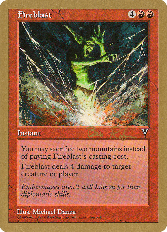 Fireblast (Ben Rubin) [World Championship Decks 1998] | Gaming Infinity