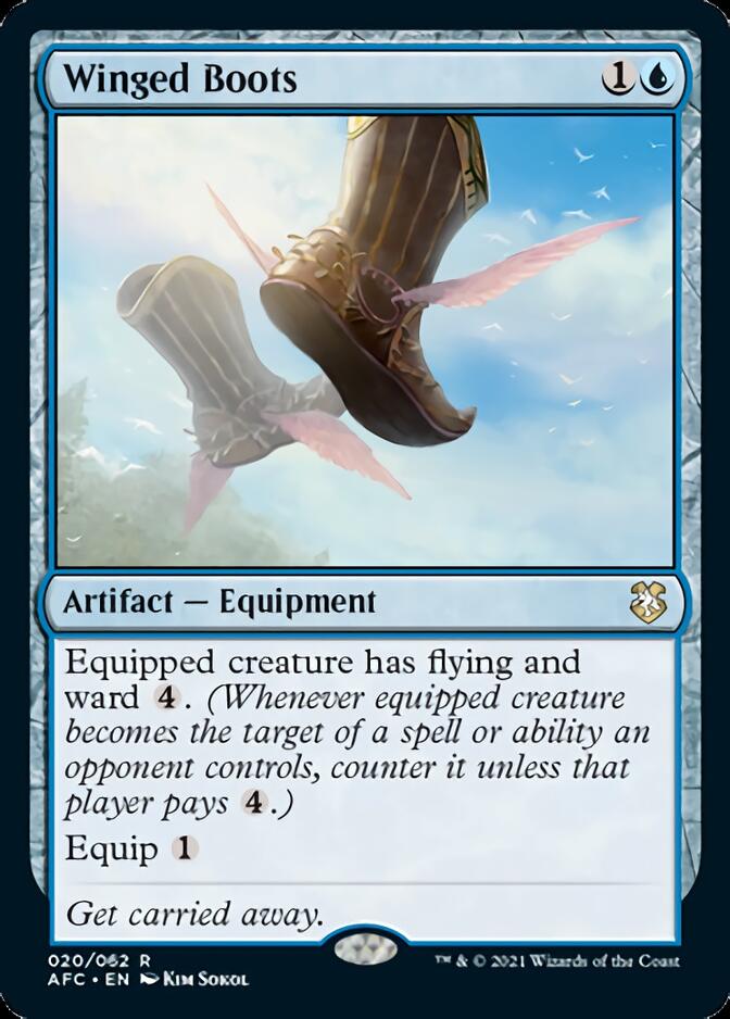 Winged Boots [Dungeons & Dragons: Adventures in the Forgotten Realms Commander] | Gaming Infinity