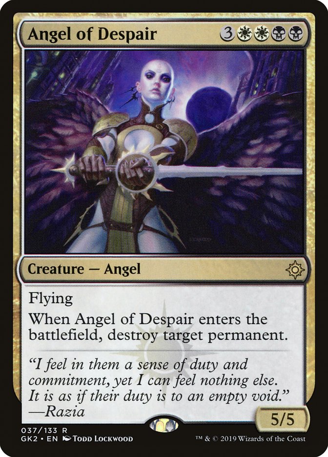 Angel of Despair [Ravnica Allegiance Guild Kit] | Gaming Infinity