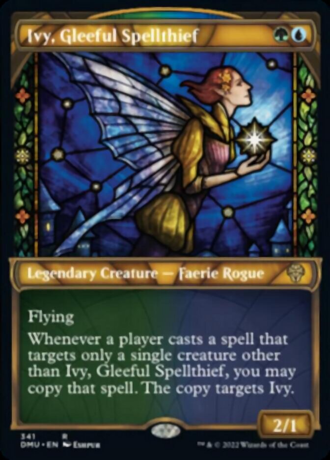 Ivy, Gleeful Spellthief (Showcase Textured) [Dominaria United] | Gaming Infinity