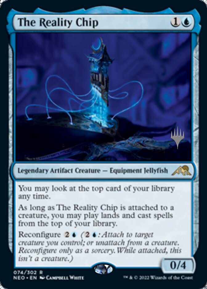 The Reality Chip (Promo Pack) [Kamigawa: Neon Dynasty Promos] | Gaming Infinity