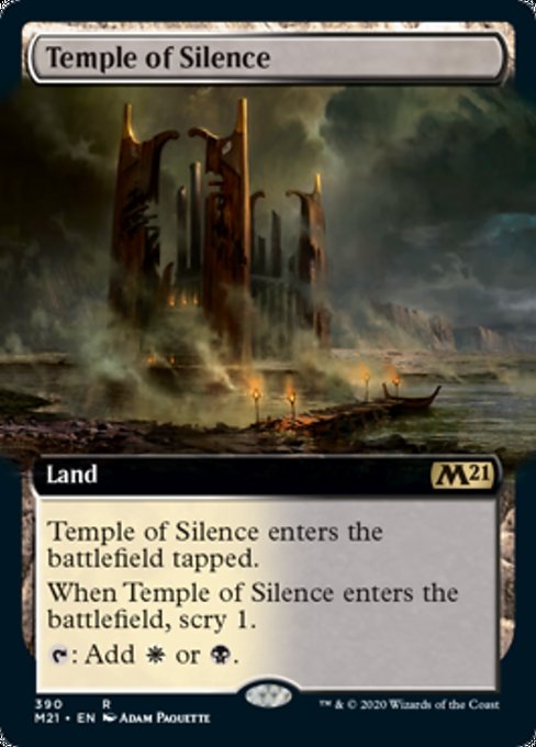 Temple of Silence (Extended Art) [Core Set 2021] | Gaming Infinity