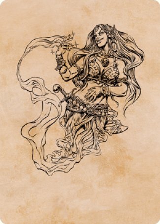 Djinni Windseer (Showcase) Art Card [Dungeons & Dragons: Adventures in the Forgotten Realms Art Series] | Gaming Infinity