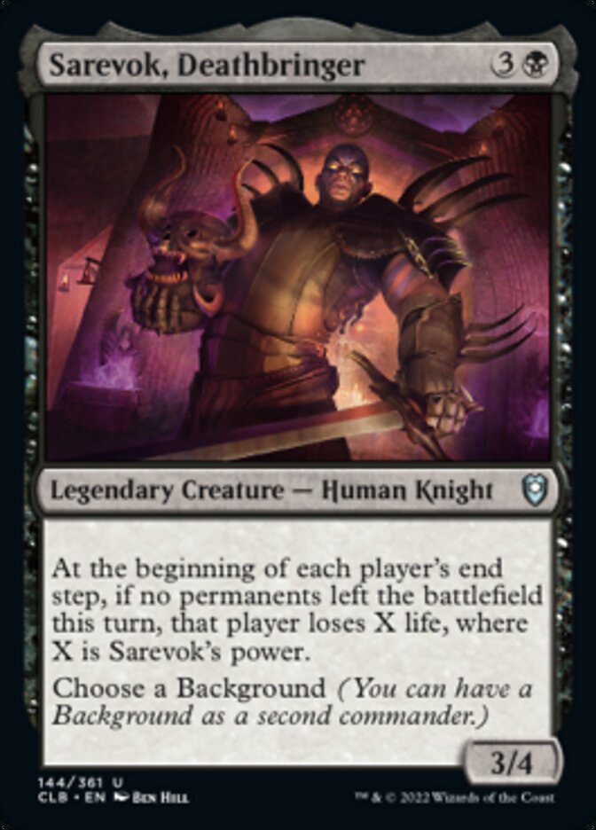 Sarevok, Deathbringer [Commander Legends: Battle for Baldur's Gate] | Gaming Infinity