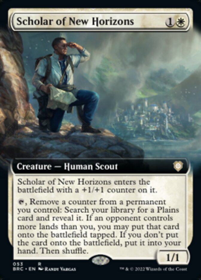 Scholar of New Horizons (Extended Art) [The Brothers' War Commander] | Gaming Infinity