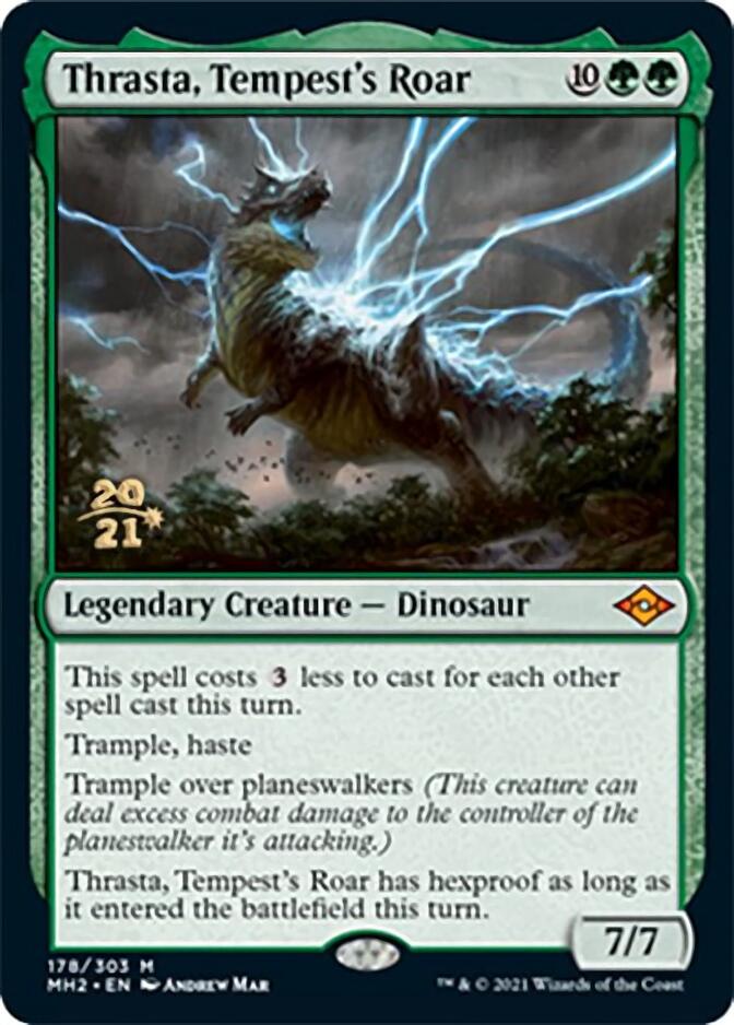 Thrasta, Tempest's Roar [Modern Horizons 2 Prerelease Promos] | Gaming Infinity