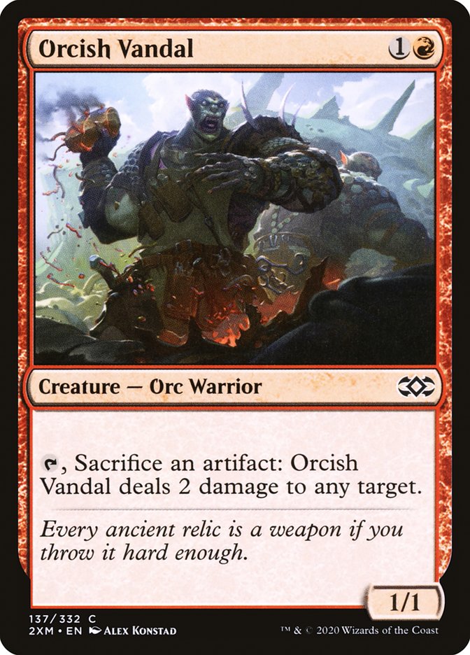 Orcish Vandal [Double Masters] | Gaming Infinity