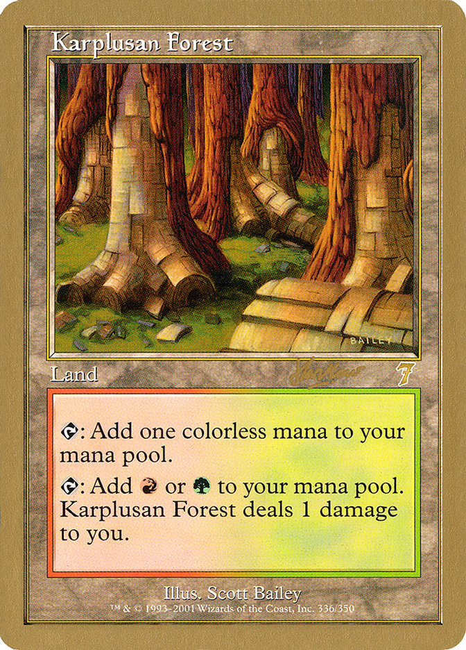 Karplusan Forest (Sim Han How) [World Championship Decks 2002] | Gaming Infinity