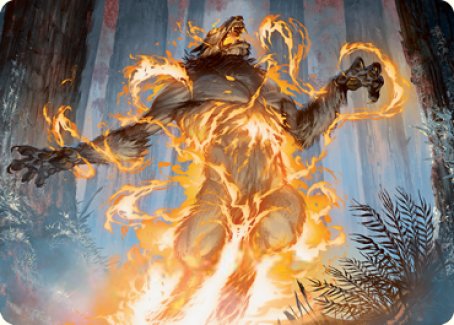 Burn the Accursed Art Card [Innistrad: Midnight Hunt Art Series] | Gaming Infinity