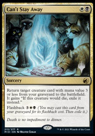 Can't Stay Away (Promo Pack) [Innistrad: Midnight Hunt Promos] | Gaming Infinity