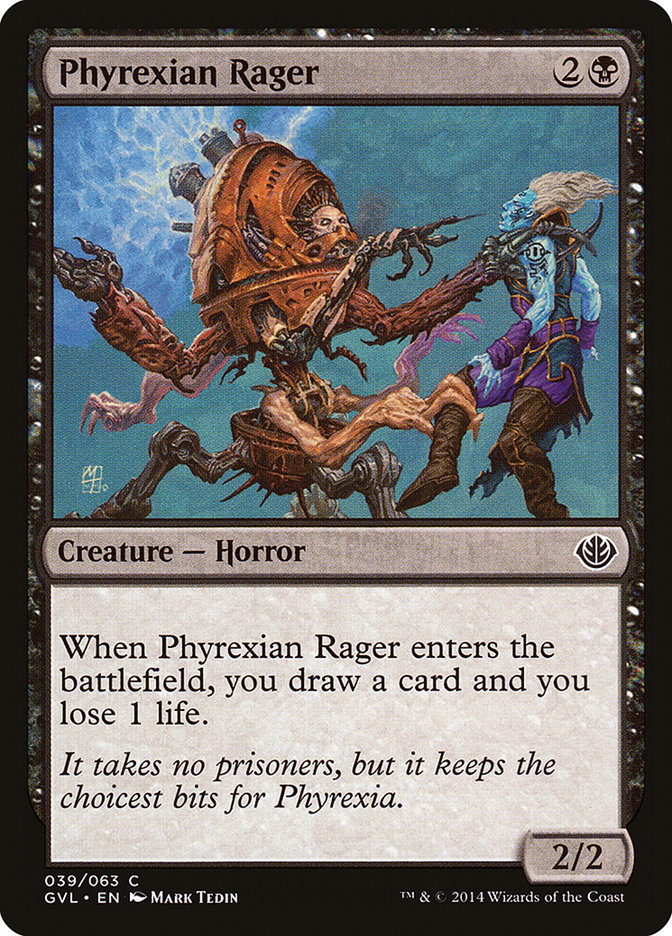 Phyrexian Rager (Garruk vs. Liliana) [Duel Decks Anthology] | Gaming Infinity