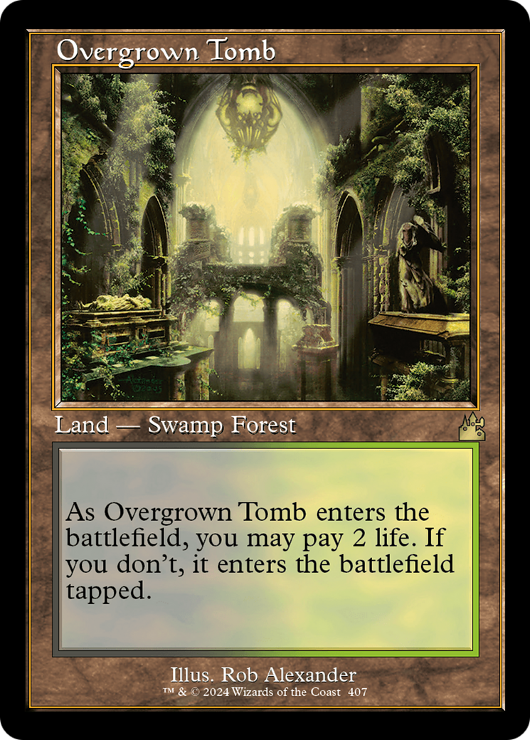 Overgrown Tomb (Retro) [Ravnica Remastered] | Gaming Infinity