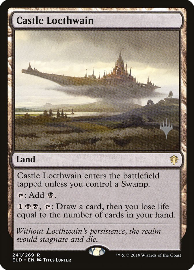 Castle Locthwain (Promo Pack) [Throne of Eldraine Promos] | Gaming Infinity