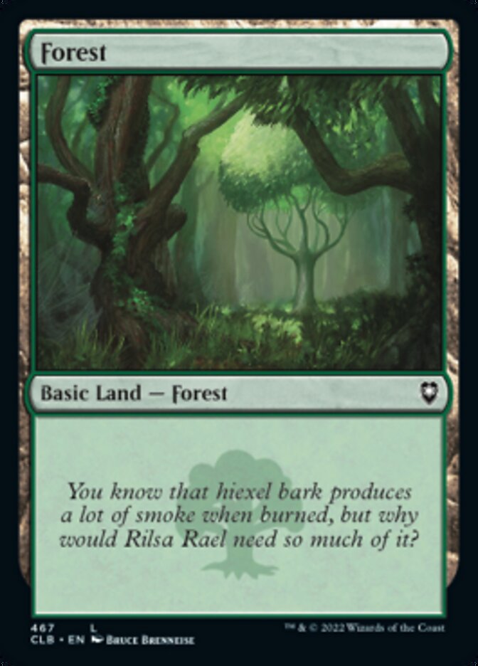 Forest (467) [Commander Legends: Battle for Baldur's Gate] | Gaming Infinity