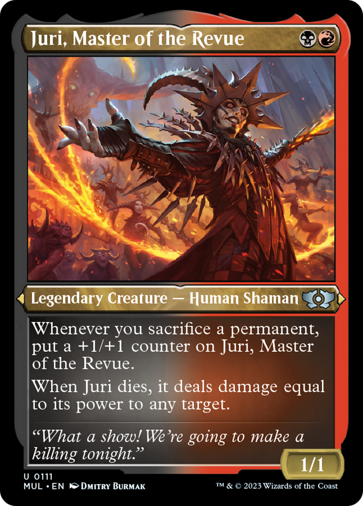 Juri, Master of the Revue (Foil Etched) [Multiverse Legends] | Gaming Infinity