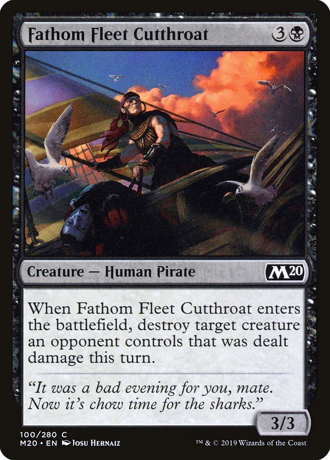 Fathom Fleet Cutthroat [Core Set 2020] | Gaming Infinity