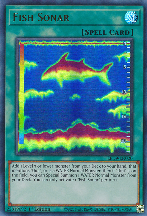 Fish Sonar [LED9-EN020] Ultra Rare | Gaming Infinity
