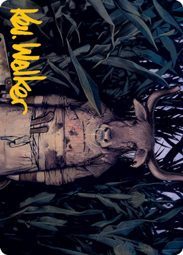 Fleshtaker Art Card (Gold-Stamped Signature) [Innistrad: Midnight Hunt Art Series] | Gaming Infinity