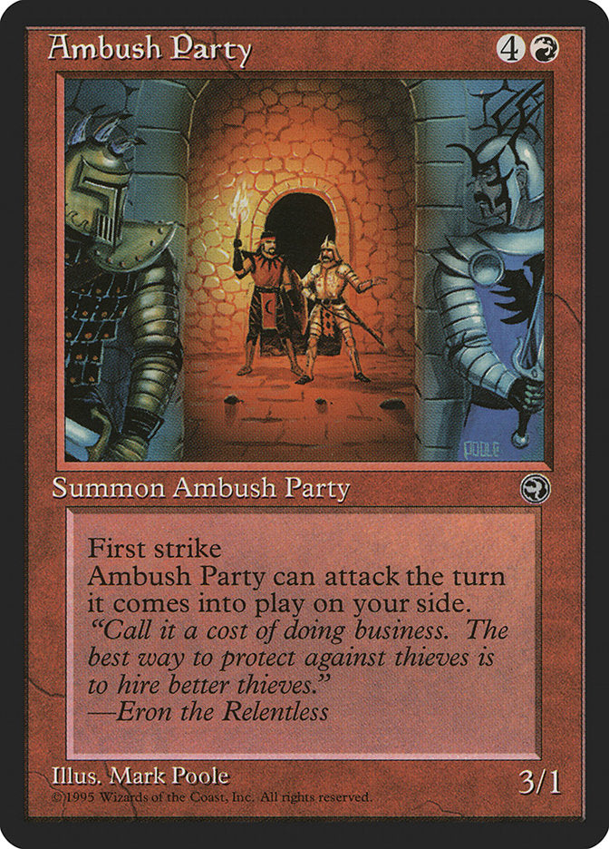 Ambush Party (Eron Flavor Text) [Homelands] | Gaming Infinity