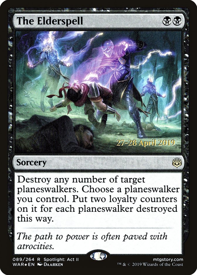 The Elderspell  [War of the Spark Prerelease Promos] | Gaming Infinity
