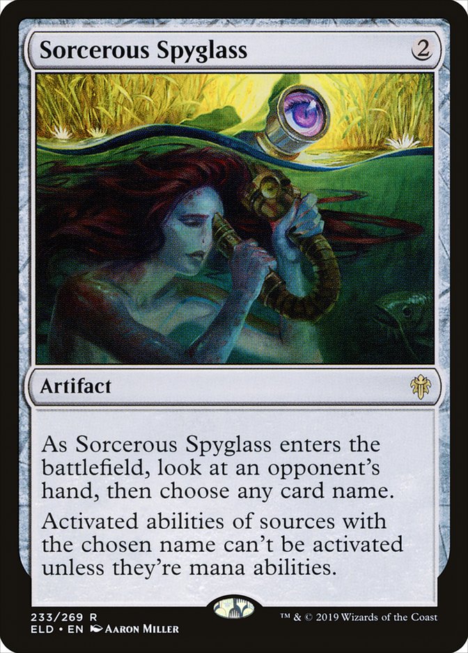 Sorcerous Spyglass [Throne of Eldraine] | Gaming Infinity