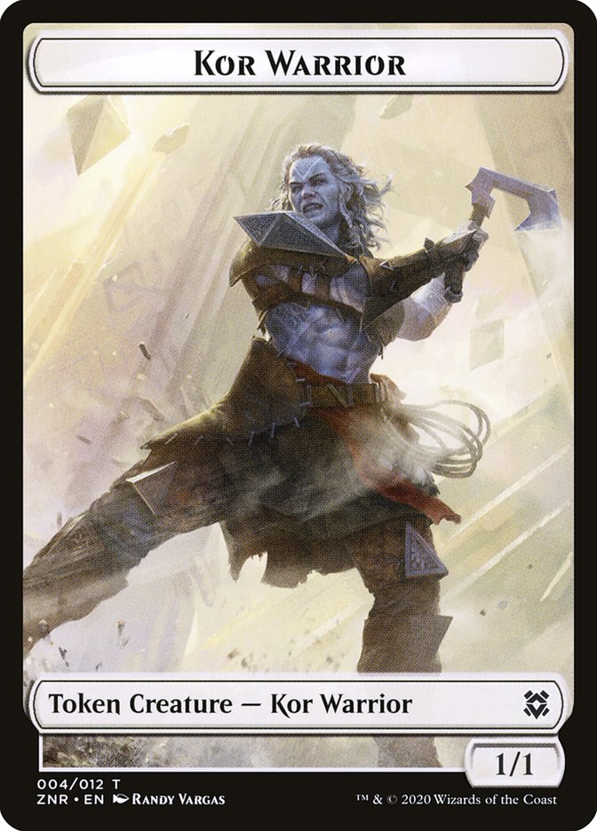 Kor Warrior Token [Zendikar Rising] | Gaming Infinity