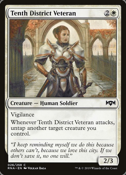 Tenth District Veteran [Ravnica Allegiance] | Gaming Infinity