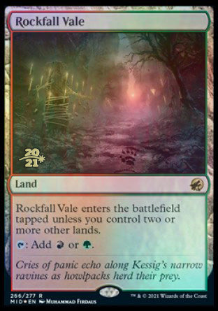 Rockfall Vale [Innistrad: Midnight Hunt Prerelease Promos] | Gaming Infinity