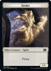 Wrenn and Six Emblem // Spirit Double-sided Token [Double Masters 2022 Tokens] | Gaming Infinity