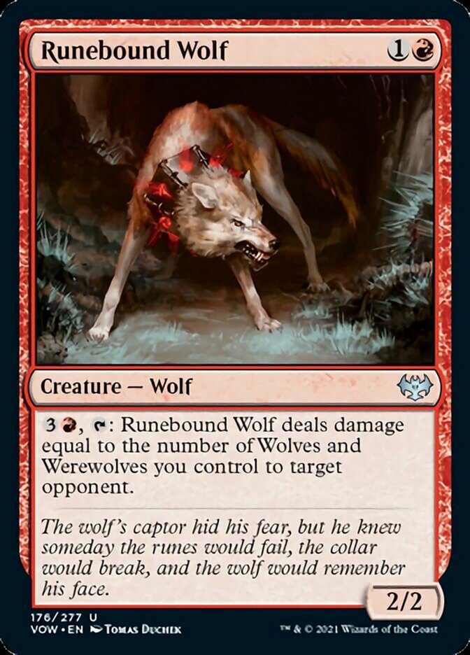 Runebound Wolf [Innistrad: Crimson Vow] | Gaming Infinity