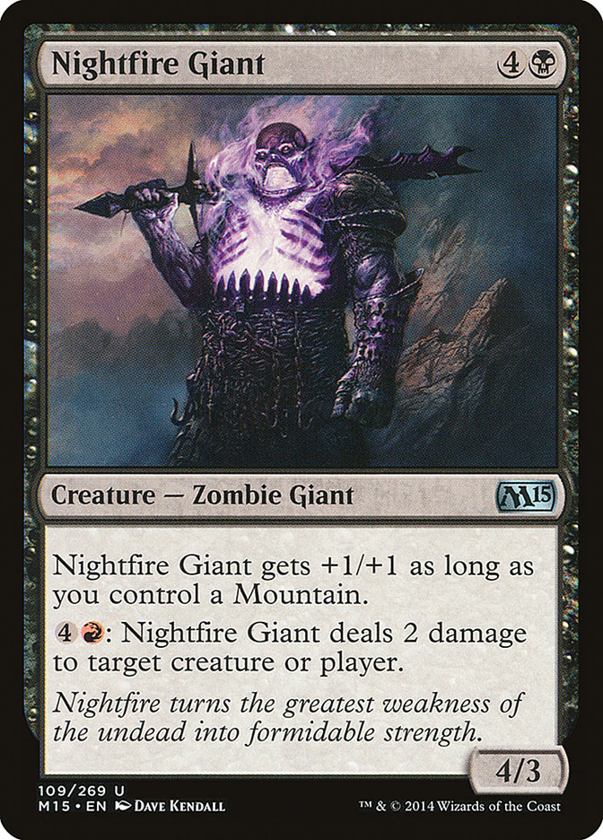 Nightfire Giant [Magic 2015] | Gaming Infinity