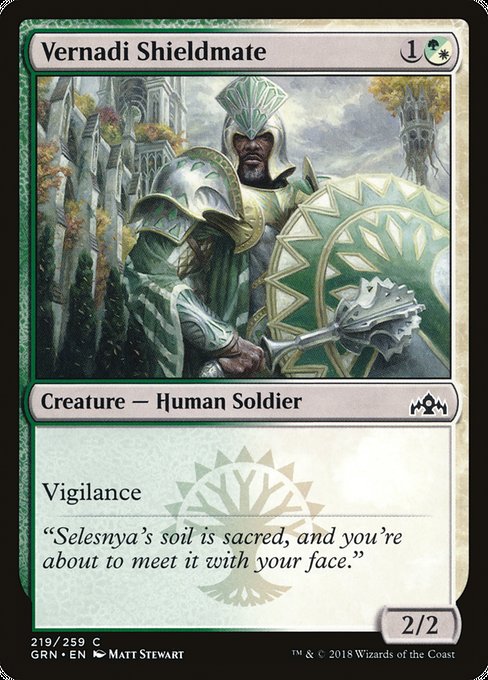 Vernadi Shieldmate [Guilds of Ravnica] | Gaming Infinity