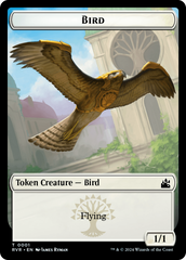 Bird // Spirit (0004) Double-Sided Token [Ravnica Remastered Tokens] | Gaming Infinity